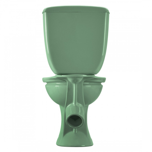 Унитаз-компакт напольный с бачком Santeri Виктория 1P3016S0400BF салатовый с сиденьем каскадный смыв - фото 3