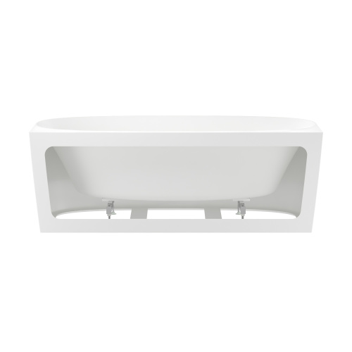 Ванна акриловая Wellsee Belle Spa 2.0 235804000 170х75 пристенная полукруглая с каркасом - фото 3