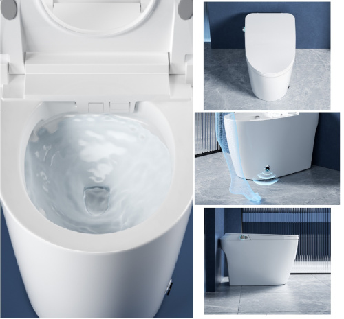 Унитаз приставной Cerutti SPA CT10615 белый с сиденьем микролифт безободковый смыв торнадо - фото 2