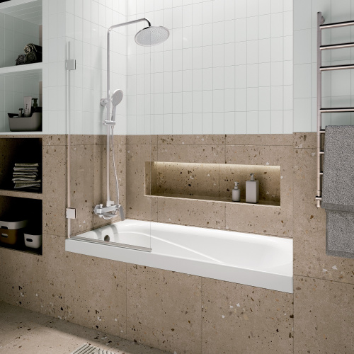 Ванна акриловая Niagara Atrio NG-A15070 150х70 пристенная прямоугольная без каркаса - фото 5