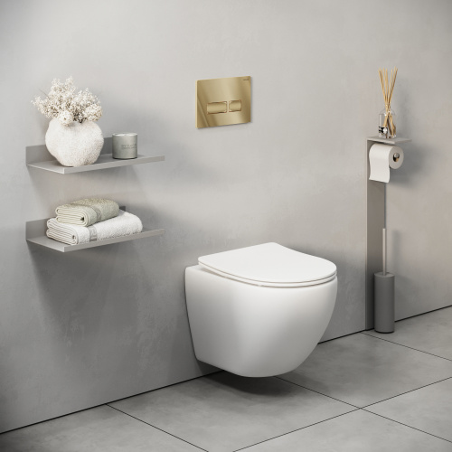 Клавиша смыва механическая Grossman Pragma 700.K31.03.300.300 цвет золото - фото 5