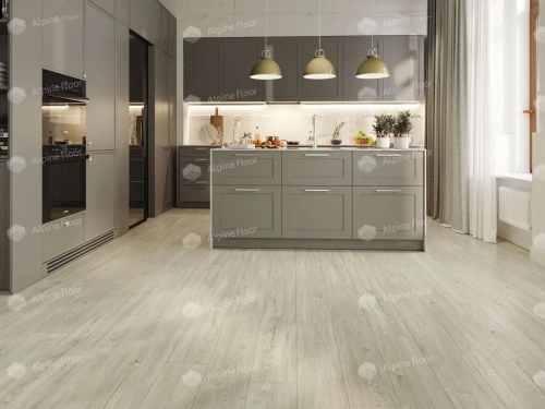 Кварцвиниловый ламинат Alpine Floor Sequoia ECO 6-8 LVT Секвойя Снежная толщина 0.32 см 43 класс 1219,2х184,15 - фото 4