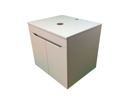 Тумба с раковиной Sintesi STL.W7019_SIN-LVB-APP-403 60х60 подвесная цвет белый