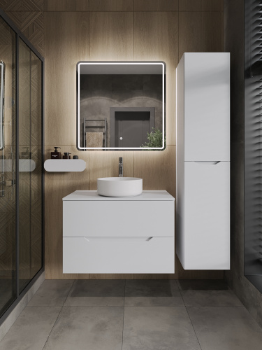 Тумба с раковиной Orange Line Li-80TuwMDF+B09-360W 81х46х66 - фото 5