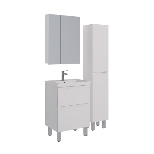 Шкаф-пенал LeMark Veon LM01V35P 35х30х170 напольный/подвесной цвет белый - фото 5