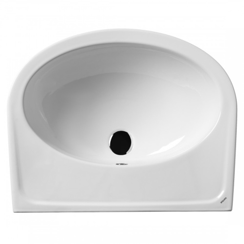 Раковина из сантехнического фарфора Santek Бореаль 1WH110481 48х59 подвесная цвет белый - фото 3