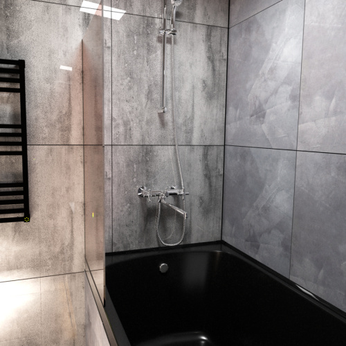 Бордюр для ванны и душевого поддона Altasan KDP KDP195black - фото 3