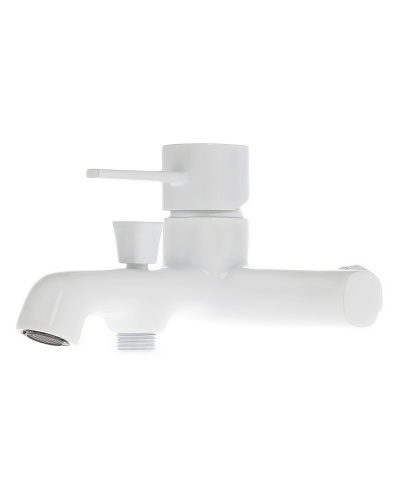 Душевая стойка Orange Karl M05-933w настенная цвет белый - фото 4