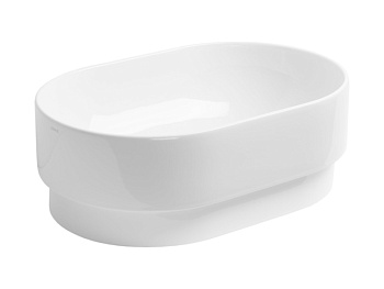 Раковина из санфаянса Simas PO 02 56х37 полувстраиваемая цвет белый глянцевый