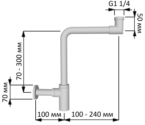 Сифон для раковины Creavit SF6088 - фото 2