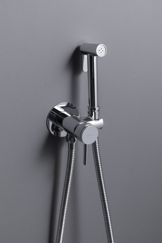 Гигиенический душ со смесителем Allen Brau Priority 5.31A29-00 встраиваемый в стену хром - фото 5