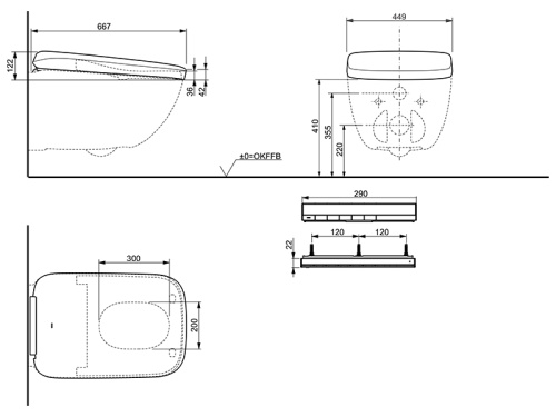 Крышка-биде TOTO TCF95280GEU - фото 3