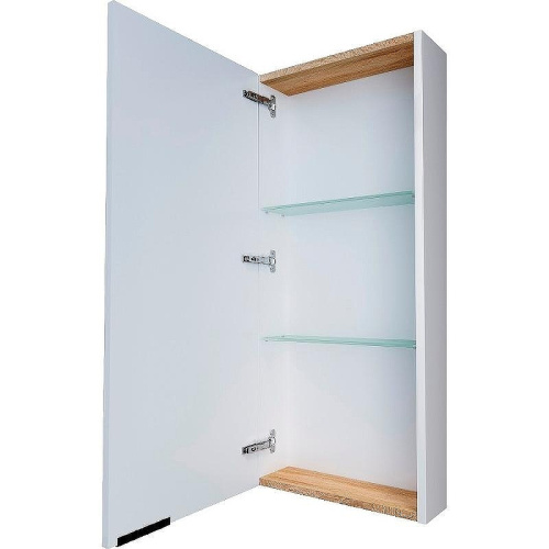 Шкаф-пенал 1MarKa Gaula У92523 40х15х90 подвесной цвет белый - фото 2