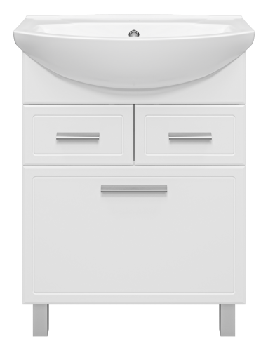 Тумба под раковину Misty Стелла Э-Сте01065-01К2Я 61х33х70 напольная - фото 2