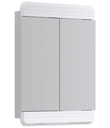 Зеркало-шкаф Aqwella Y Kor.04.06 60х15х85 подвесной цвет белый - фото 2