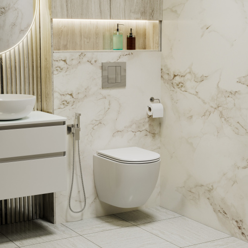 Клавиша смыва механическая Grossman Pragma 800.T1.03.100.100 цвет хром - фото 3