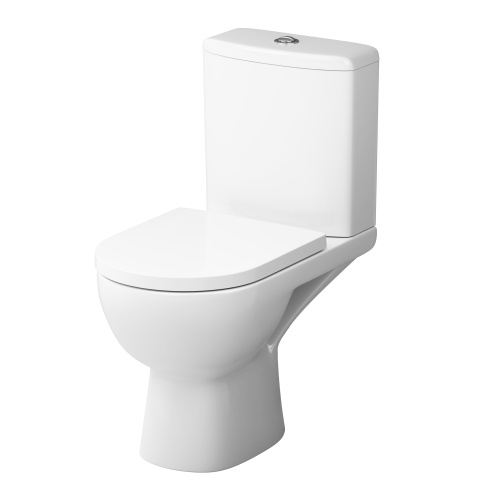 Унитаз напольный с бачком Am.Pm Sunny C85C8600SC белый с сиденьем микролифт безободковый каскадный смыв - фото 2