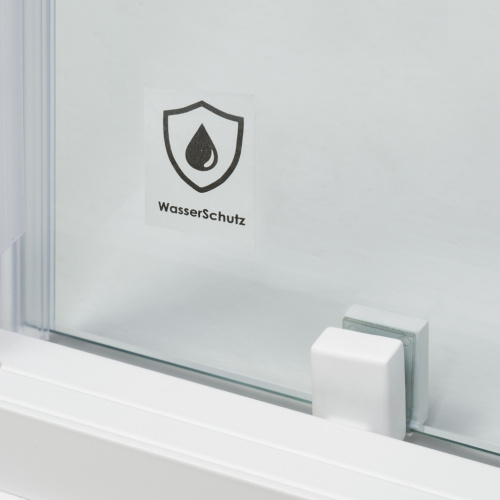 Душевой уголок Wasserkraft 44S07 120х90 стекло прозрачное профиль белый без поддона - фото 5