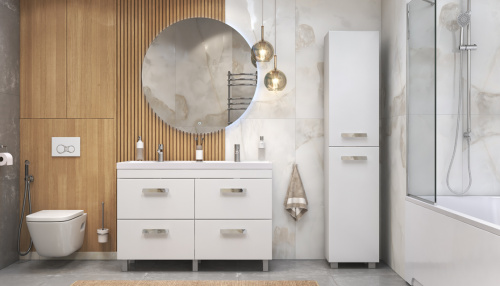 Пенал Velvex ORLANDO 40х30х190 pnORL.190-211 напольный цвет серый - фото 4