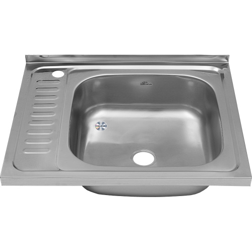 Кухонная мойка Melana 127 t R (*20) 60х50 цвет хром - фото 2