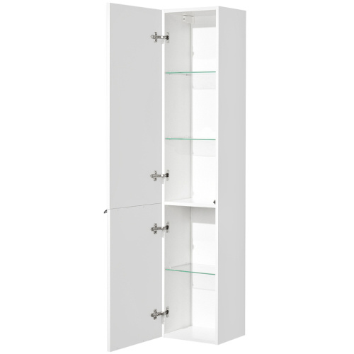 Шкаф-пенал Aquaton Беверли 1A235403BV01L 34х24х160 подвесной цвет белый - фото 2