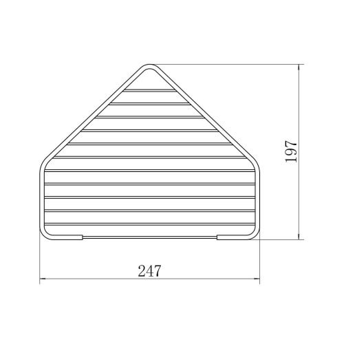 Полка в ванную комнату Fashun A335-2 - фото 4