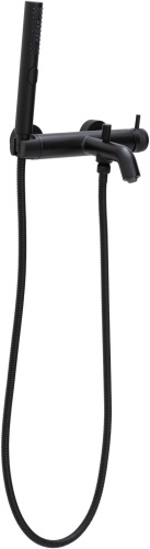 Смеситель для ванны с душем Allen Brau Priority 5.31D10-31 настенный черный - фото 4