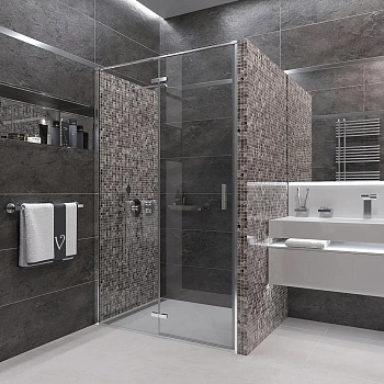 Душевая дверь Veconi Vianno VN73-100-01-C4 100х195 стекло прозрачное профиль хром глянцевый