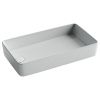 Раковина из сантехнического фарфора Ceramica Nova ELEMENT CN5048 60х30 накладная цвет белый без отверстий под смеситель