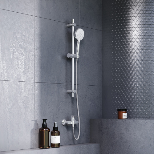 Душевой гарнитур Damixa Origin One 918100000 настенный хром/серый - фото 5