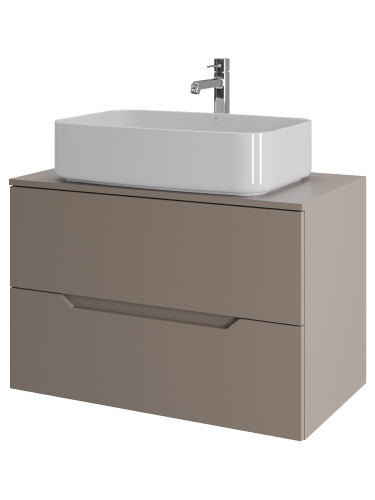 Тумба с раковиной Orange Line Li-80TuLMDF+B07-600W 81х46х69 - фото 2