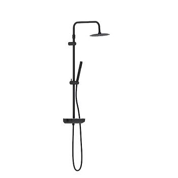 Душевая стойка Damixa Scandinavian Pure 936780300 настенная цвет черный