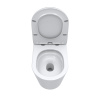 Унитаз приставной BelBagno FLAY BB1003CB-TOR/SC белый с сиденьем микролифт безободковый смыв торнадо
