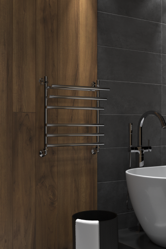 Полотенцесушитель Indigo Just Shelf LJSHW60-50 55х60 водяной хром - фото 5