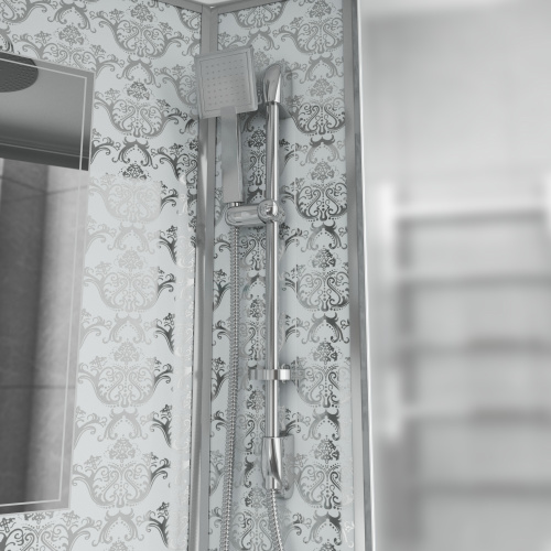 Душевая кабина Niagara Luxe 7711WL 120х90 прямоугольная с крышей ориентация левая - фото 4