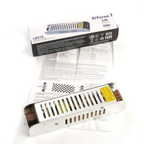 Трансформатор для светодиодной ленты Feron LB019 48046 - фото 4