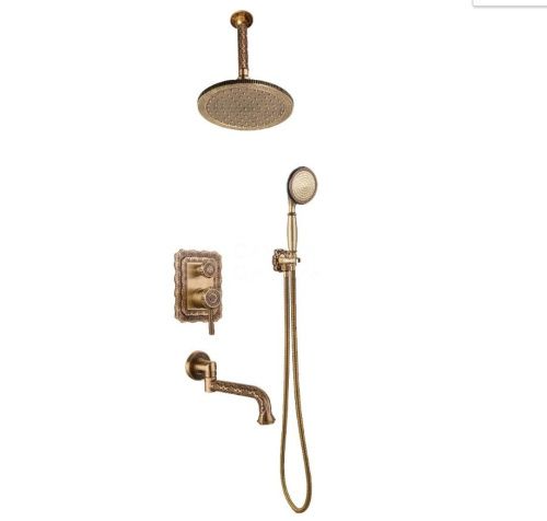 Душевая система Bronze de Luxe 10137/1R встраиваемая в стену цвет бронза - фото 2