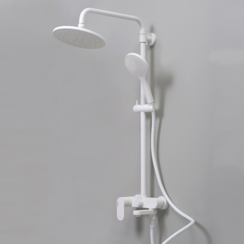 Душевая стойка WasserKRAFT Mindel BK18501WM настенная цвет белый - фото 2