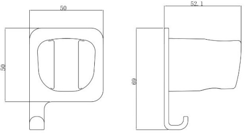Держатель для душа Allen Brau Infinity 5.21B17-31 черный - фото 5