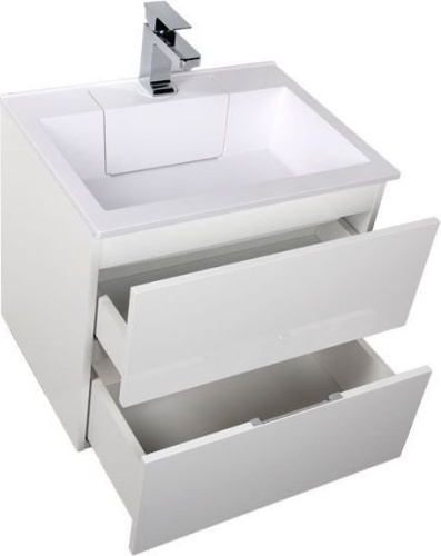 Тумба с раковиной Aquanet Алвита 00213095 60х45х53 подвесная цвет белый - фото 5