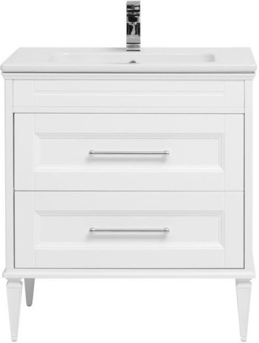 Тумба с раковиной Aquanet Бостон М 00212668 78х47х65 напольная/подвесная цвет белый - фото 4