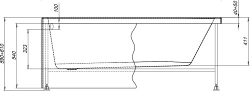 Каркас сварной для ванны Aquanet Light 00242147 - фото 5