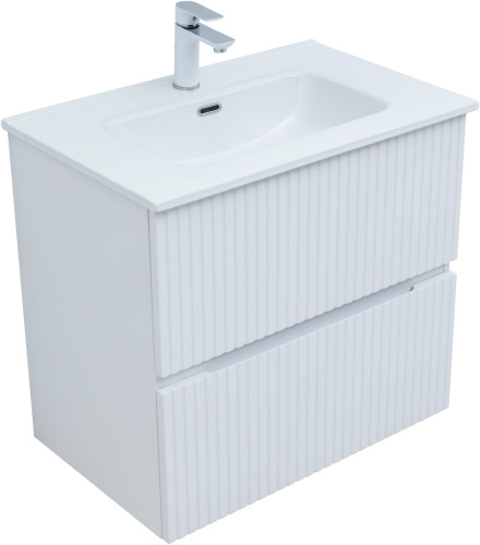Тумба под раковину Aquanet Джейн 00313285 69х44х64 напольная/подвесная цвет белый - фото 3