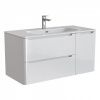 Тумба с раковиной Iddis Edifice EDI10W1i95K 100х50 подвесная цвет белый