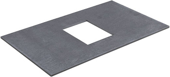 Столешница Allen Brau Priority 1.31009.GR-S 66х41 накладная цвет серый