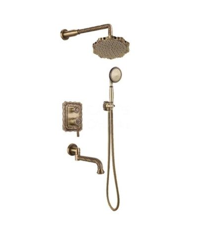 Душевая система Bronze de Luxe 10137F встраиваемая в стену цвет бронза - фото 2