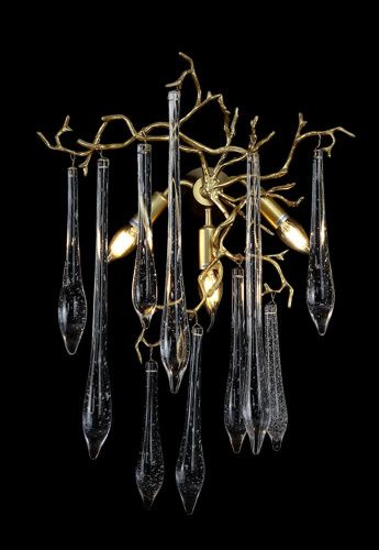 Бра Crystal Lux Reina (Реина) REINA AP3 GOLD PEARL - фото 4