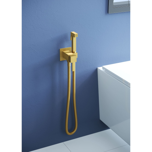 Гигиенический душ со смесителем RGW Shower Panels 581408212-06 золото - фото 2