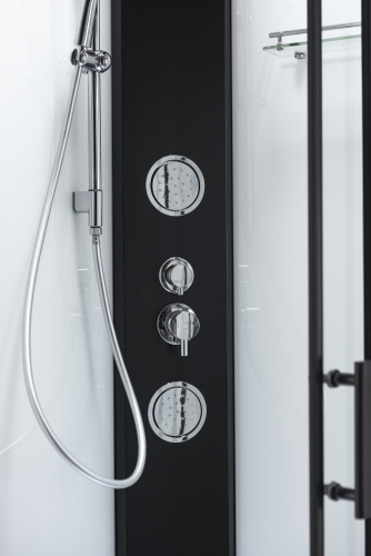 Душевая кабина Taliente TA-100CB 100х100 четверть круга без крыши ориентация универсальная - фото 5