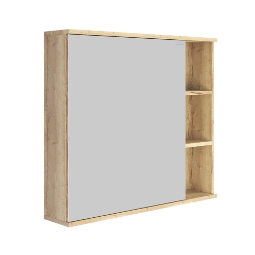 Зеркало-шкаф Onika Легран 208092 80х16х70 подвесной цвет коричневый